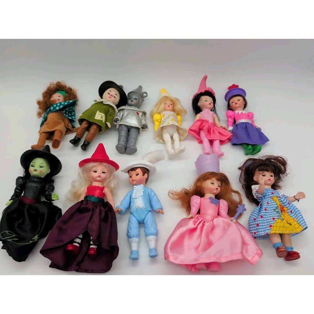 Madame Alexander McD's Wizard of Oz Doll Toys Set of 11 Dorothy Witch Lion